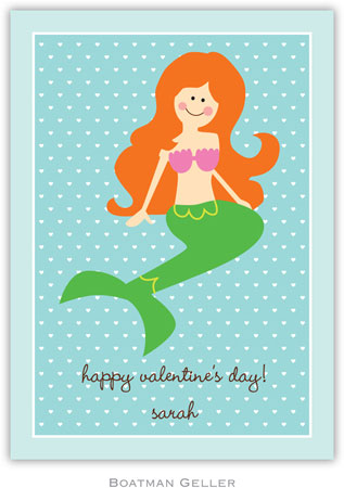 Boatman Geller Stationery - Mermaid Valentine's Day Cards